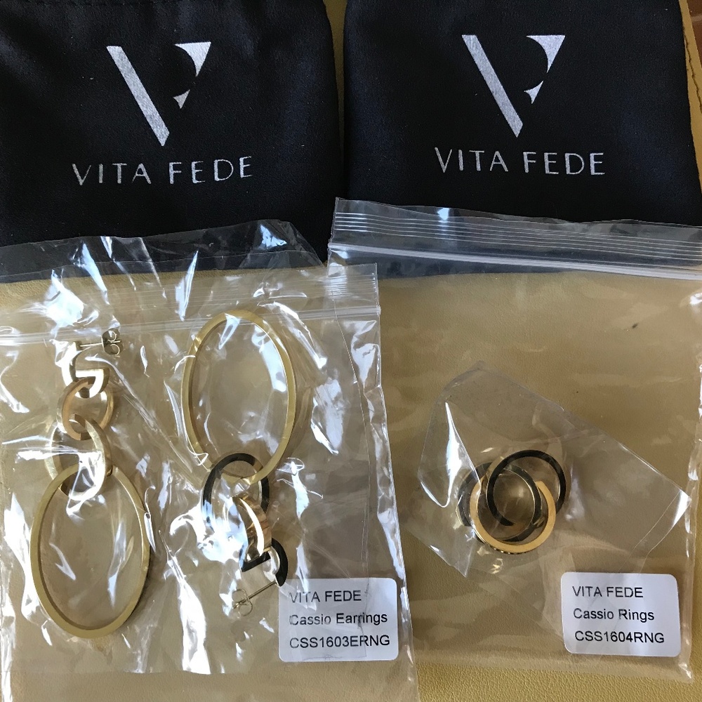 The Vita Fede Set - Ring and Earrings